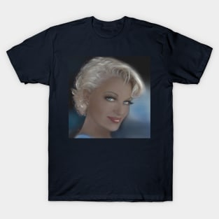 Blue Eyes Blond Sad T-Shirt